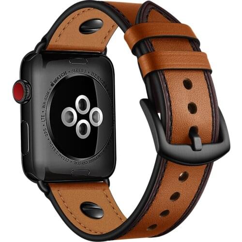 Bracelet for Apple Watch Series 4 5 44mm 40mm Leather Replacement Wrist Strap for iWatch Apple Watchband Series 3 2 1 38mm 42mm