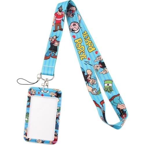 K2908 Cool Man Cartoon Lanyard Neck Strap for key ID Card Cell Phone Straps Badge Holder Hanging Rope Accessories Gifts