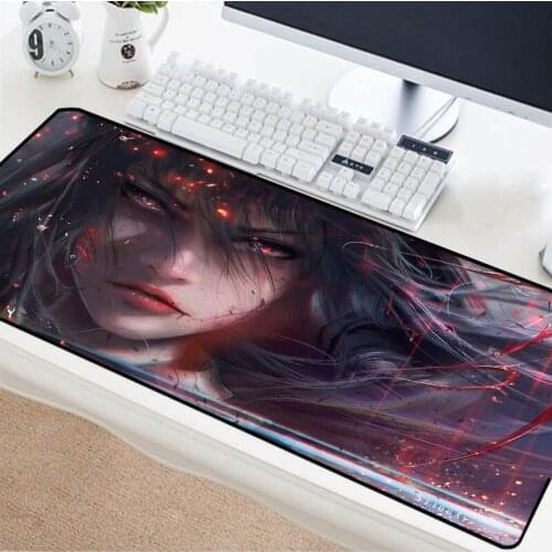 Mairuige Multi-size mouse pad anime beauty pattern keyboard pad rubber non-slip table mat