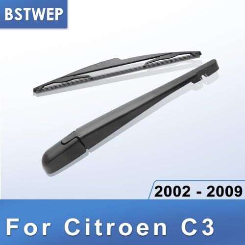 BSTWEP Rear Wiper & Arm for Citroen C3 2002 2003 2004 2005 2006 2007 2008 2009
