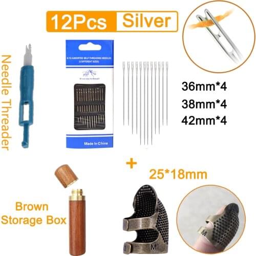 Sewing Machine Needle Threader Stitch Insertion Tool Automatic Threader Quick Sewing Threader Needle Changer Hold Needles Firmly