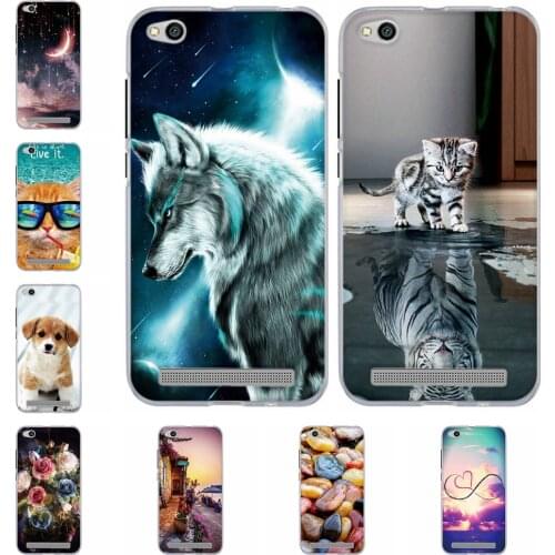 Ultrathin Back Cover for Xiaomi Redmi 5A Fashion Ultra thin 3D Relief Soft Silicone TPU Phone Case for Xiaomi Redmi 5A Phone bag