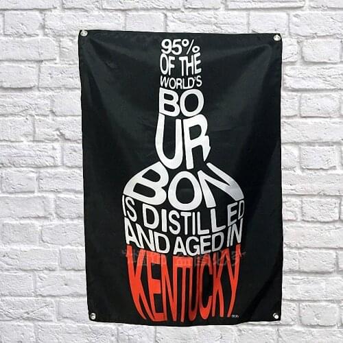 Vintage Beer Day Flag Classic Whiskey Poster Banner Hanging Chart For Bar Pub Wall Decor Tapestry Kitchen Room Wall Signs Mural