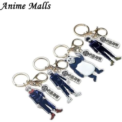 Japan NEW Anime Jujutsu Kaisen Yuji Itadori Cosplay Acrylic Keychains Cartoon Keyring 7-9CM