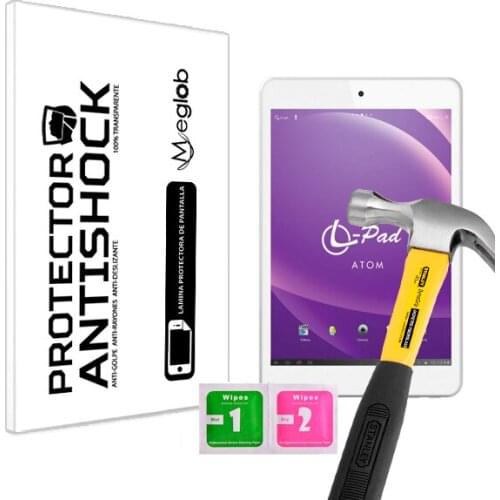 Screen protector Anti-Shock Anti-scratch Anti-Shatter compatible with Tablet Leotec L-Pad Mini Atom