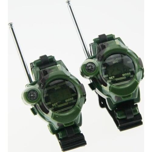 Ho 1 Pair Toy Walkie Talkies Watches Walkie Talkie 7 in 1 Children Watch Radio Outdoor Interphone Toy For Chirlden -17 7