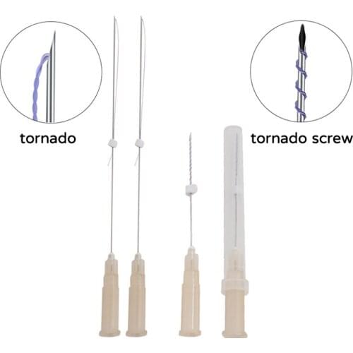 10pcs / bag Beauty Pdo Pcl Lifting Thread Lips eye nose Face Lift tornado Screw Pdo Threads