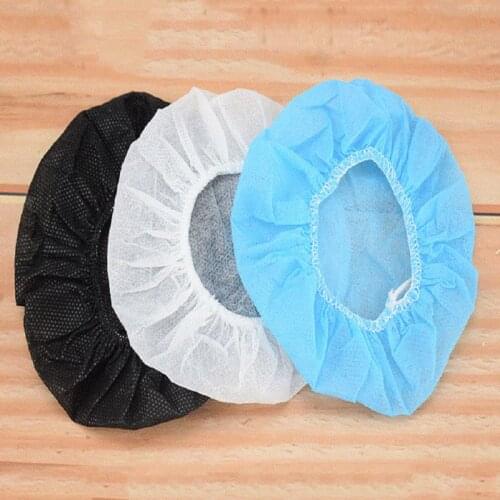 100Pcs/Bag Replacement Disposable Headphone Cover Nonwoven Fabric Earmuff Cover Cushion for 10-12CM Headset