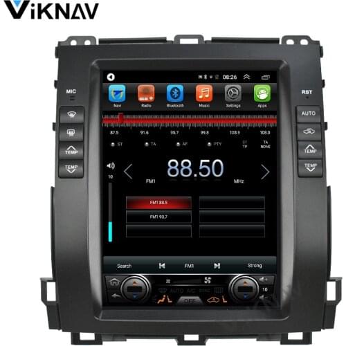 12.1 inch vertical screen Car GPS navigation for-TOYOTA Prado with low 2002-2009 car GPS radio Multimedia player