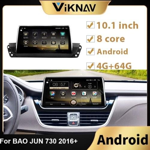 2 din Android stereo receiver Car radio for BAO JUN 730 2016+ car DVD multimedia player head unit GPS Navigation Video