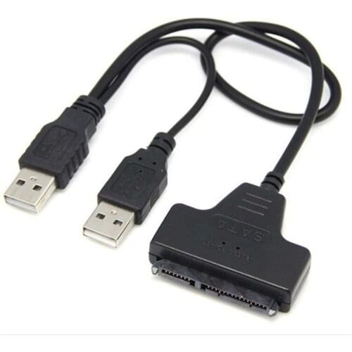 5Gbps SATA to USB Cable Adapter USB 2.0 to SATA Converter Cable for 2.5'' SSD N0PB