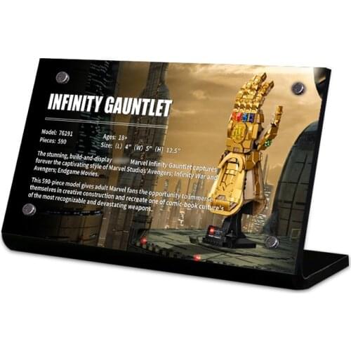 The Acrylic Display Stand Brand For 76191 Gauntlet DIY Toys Set Building Blocks Kit