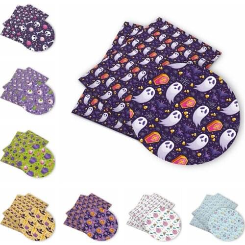 Huangtao Diy accessories 30*136cm Printed Faux Synthetic Leather for Bow,DIY handmade Materials