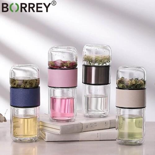 Borrey Glass Water Bottles