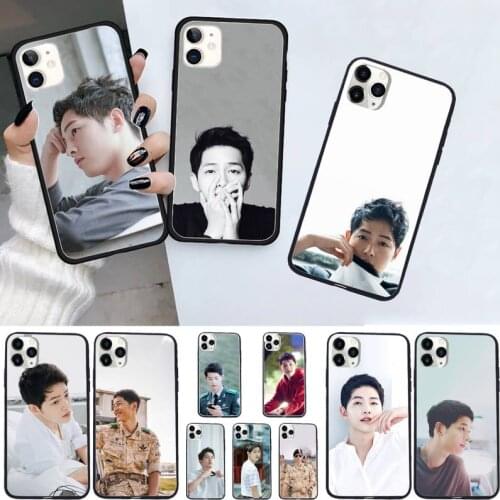 Korean actor star Song Joong Ki Phone Case for iPhone 11 12 pro XS MAX 8 7 6 6S Plus X 5S SE 2020 XR