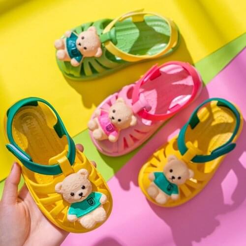 Kids Sandals Boys Girls Sandals 2021 New Children Summer Shoes Cute Cartoon Baby Beach Sport Sneakers Casual Sandalia Infantil