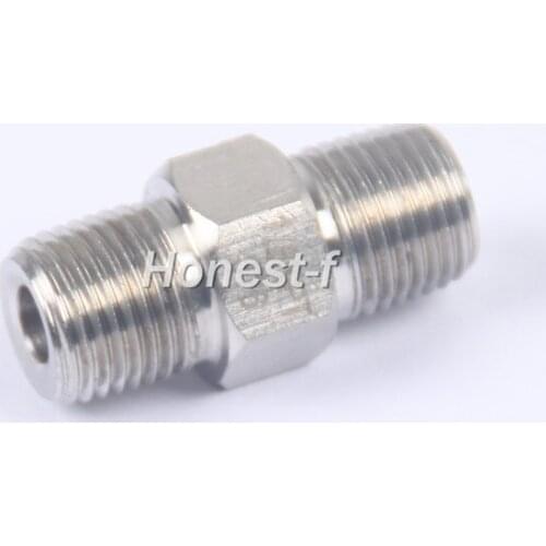LTWFITTING Class 3000 Stainless Steel 316 Pipe Hex Nipple Fitting 1/8" Male NPT Air Fuel Water