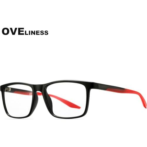 Fashion mens eyeglasses frames Optical Glasses Frame for Men Myopia Prescription glasses male Square TR90 eyewear Spectacles