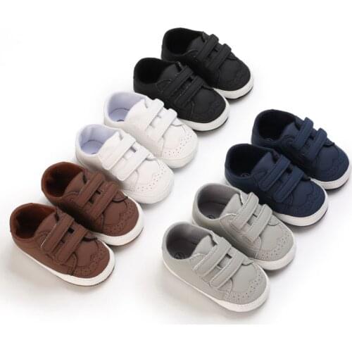 Fashion Prewalkers PU Leather Baby Moccasins Shoes Boys Toddler Infant Girls Anti-slip shoes Newborn Breathable First Walkers