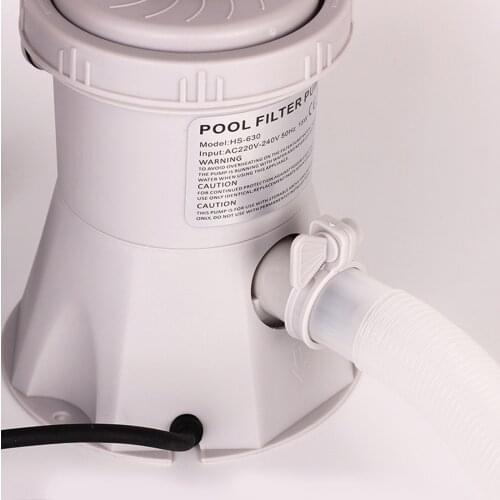 Above Ground Swimming Pool Filter Pump with Filter for Padding Pools US Type