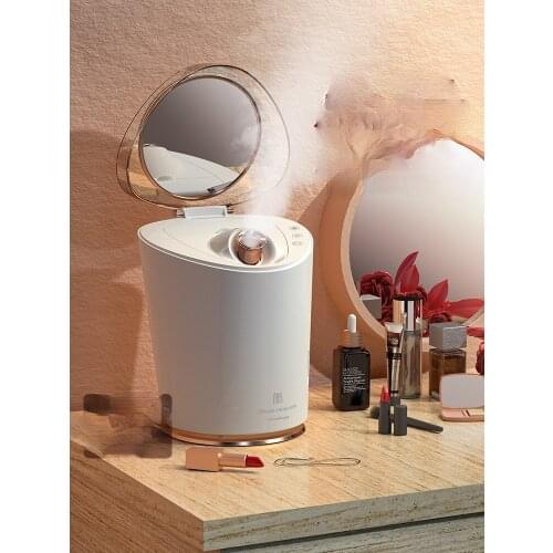 TT New Facial Steamer Hot and Cold Double Spray Nano Mist Sprayer Facial Moisturizing Beauty Facial Vaporizer Household