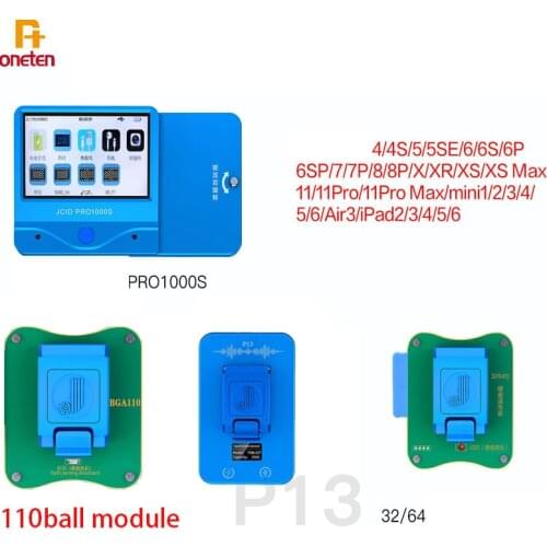 JC Nand Programmer For iphone 11 11pro Xsmax 8G 8P 7G 7P 6G 6SP 5S IPAD6 7Hard Disk Data Read Write P7PRO P11 BGA110 Module