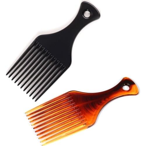 5pcs Anti-static Hair Combs Wide Teeth Afro Comb Curly Hair Brush Salon Hairdressing Styling Long Tooth Pick Styling Accessory