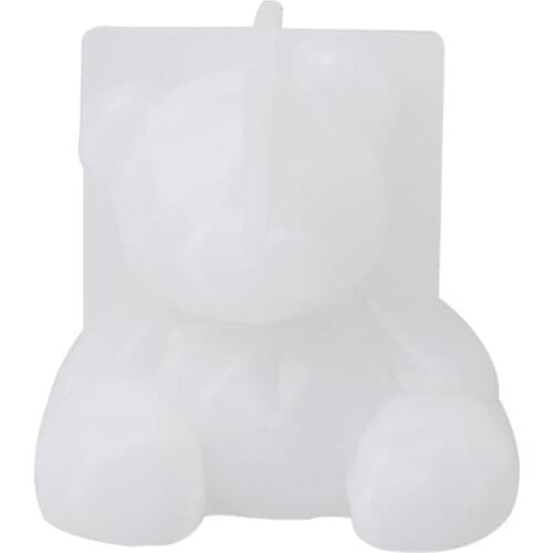 Silicone Mold Mirror 3D Molds DIY Jewelry Making Decoration Cake Fondant Epoxy Resin Crafts Pig Cute Bear Baby Necklace W0YA