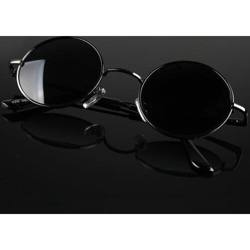 MYT_0256 Retro Round Polarized Sunglasses Men Women Brand Designer Male Female Sun Glasses Metal Frame Eyewear Driving UV400