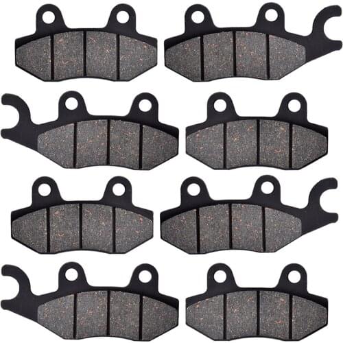 For YAMAHA YXR700 Rhino FI Auto 4x4 Ducks Unlimited Version 2009 YXR 700 Motorcycle Front Rear Brake Pads Brake Disks