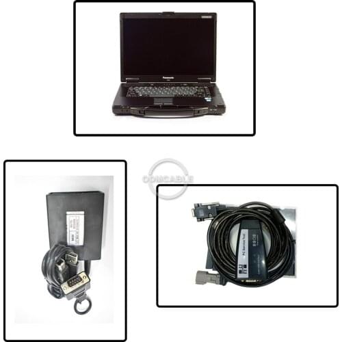 Jungheinrich forklift machines read change parameters Yale Hyster PC Service Tool Ifak CAN USB Interface hyster with cf52 laptop