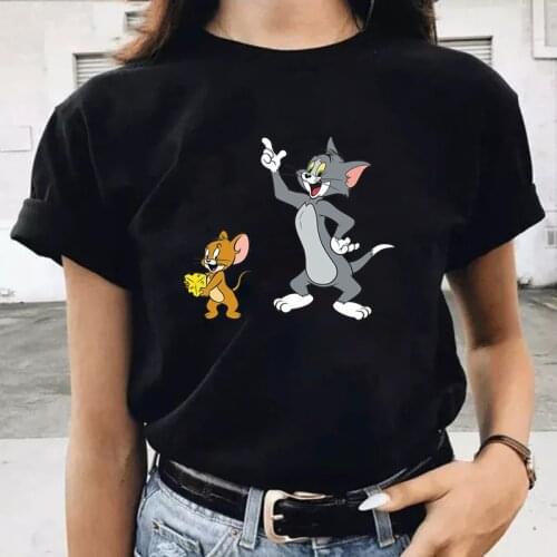 Womens Clothing Summer 2021 Korean Fashion T-shirts Ulzzang Vogue Urban Ladies Daily Wear New Vintage Kawaii Girl Soft Outfits