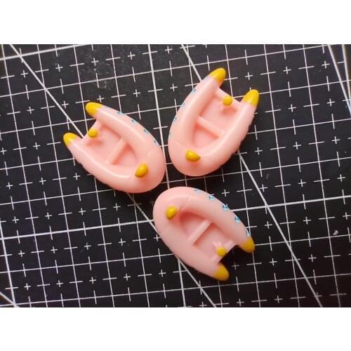 1pcs/lot Resin lovely pink Hovercraft 27mm Ornaments Micro landscape Ornaments Creative Home Gardening Decorations
