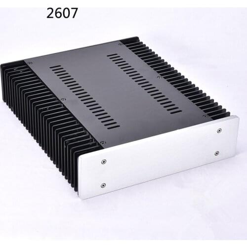 2607 All aluminum power amplifier chassis width 260 * high 70 * deep 311mm small post-stage power amplifier chassis