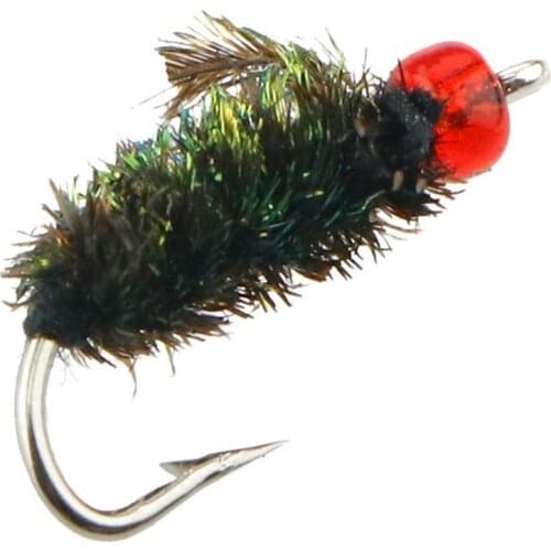 5pcs Fishing Lure Bait Mini Fly Bead Hook Bionic Insect Bait Fishing Lure Accessories Parts Tools