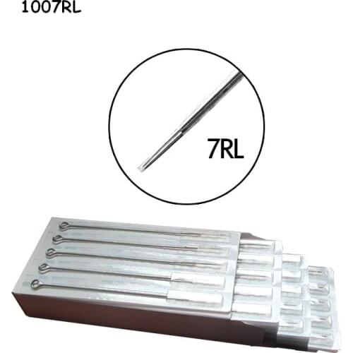 50 PCS/Box Standard Tattoo Needles 7RL Round Liner Round Liner Needles for Tattoo Machine Needle Tips Supply