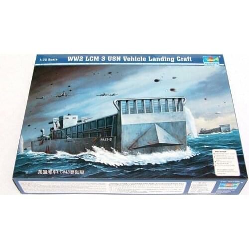 Trumpeter 1/72 07213 WW2 LCM 3 USN Vehicle Landing Craft