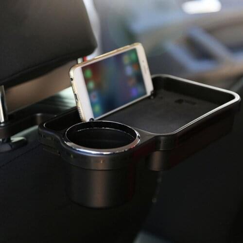 Car Drink Holder Detachable Car Cup Holder Bracket For Food Auto Back Rear Seat Table Cup Phone Holder Car Storage Box Universal
