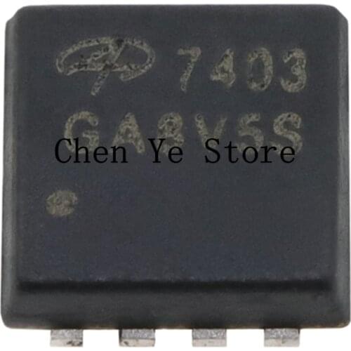 Free Shipping20PCS 100% New MOS AON7403 SMD 7403 DFN-8 29A/30V P MOSFET IC