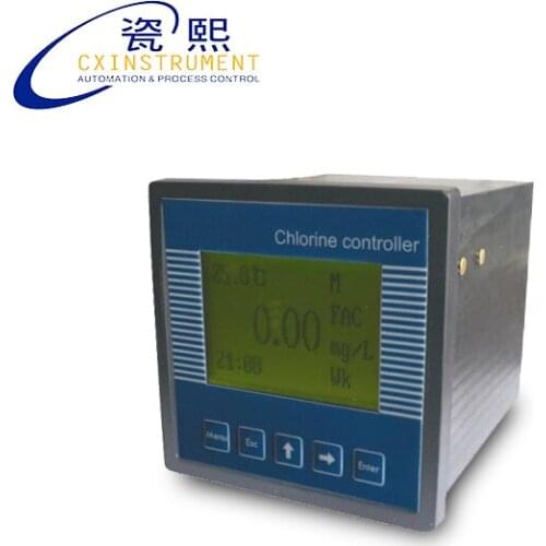 0-20 mg/L Measuring range 4~20 mA Output and relay control Chlorine tester