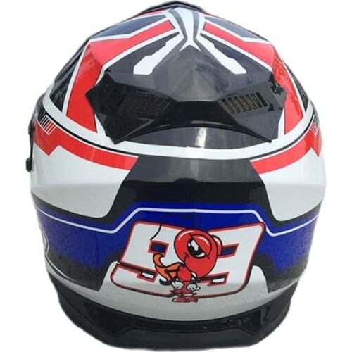 Double Lens Helmet Motorcycle Racing Full Face Helmets Motor ECE Approved Casco Size S-2XL