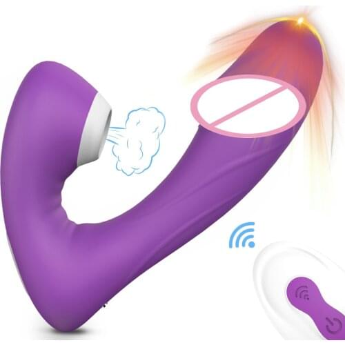 G Spot Dildo Vibrator Female Masturbation Oral Sex Suction Vagina Sucking Vibrator Clitoris Stimulator Sex Toys for Women
