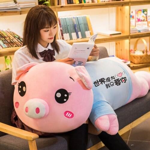 Giant Plush Toy Stuffed Soft Animal Hand Warmer Lovely Cute Giant Pillow Stuffed Furry Peluche Gigante Gift For Children JJ60MR