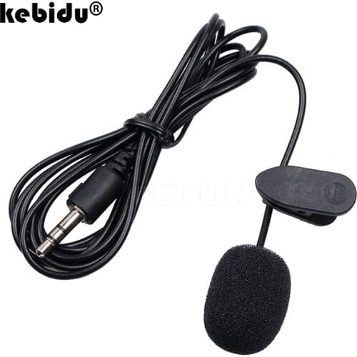 Kebidu 3.5mm Clip Mini Mic Noise Reduction Microphone Studio Speech Lecture Microphone for Computer Notebook Laptop tablet PC