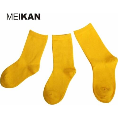 MK1226part1 MEIKANG Brand Unisex Colorful Combed Cotton Socks Mid-calf Casual Socks for Men/Women/Kids High-Quality Socks