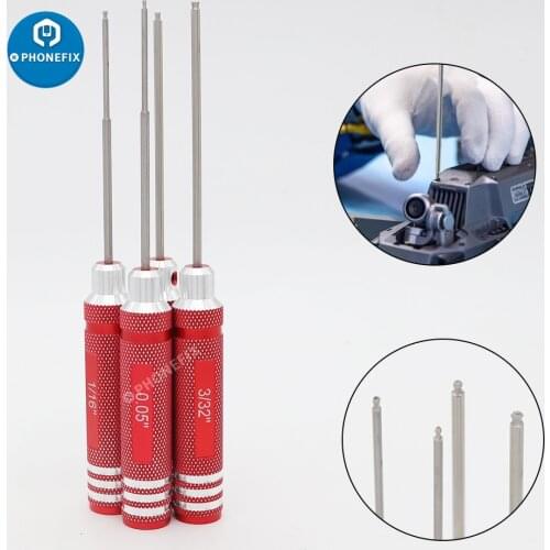 1.5/2/ 2.5/3mm RC Hex Screwdriver Set Hexagonal ScrewDriver Tools Kit Wrenches for RC Helicopter Models Car Drone DIY Repair