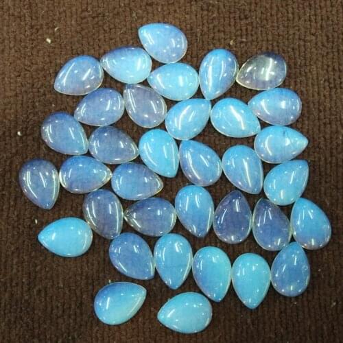 Wholesale 50pcs 13x18mm high quality opal Stone drop CABOCHON CAB teardrop Beads for jewelry accessories making DIY beads free