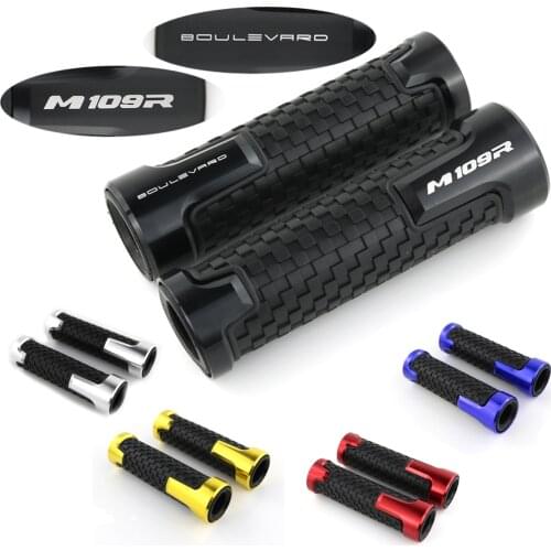 Fit For Suzuki BOULEVARD M109R Motorcycle Handlebar Handle Grips CNC Aluminum None-Slip Rubber