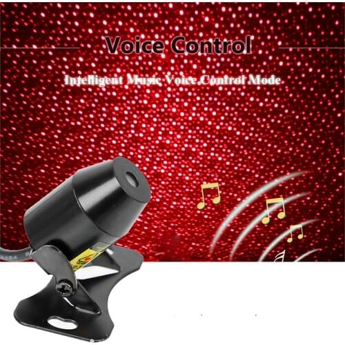 Remote Control USB LED Car Atmosphere Ambient Star Lights DJ RGB Colorful Music Sound Lamp Interior Decorative Light Dome