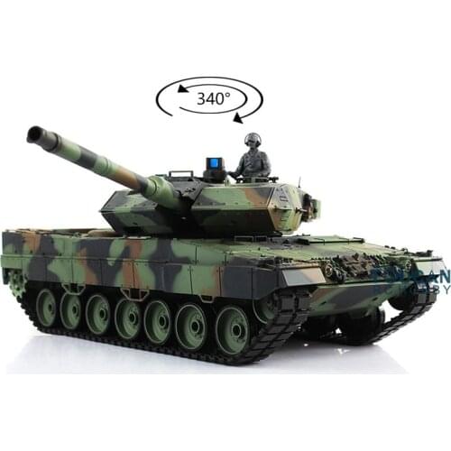 RC 1/16 2.4Ghz Henglong 7.0 Plastic Ver Leopard2A6 Tank 3889 TH17573-SMT2